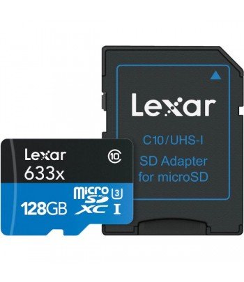 MEM SD MICRO 128GB LEXAR  C10 633X