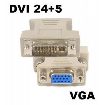 ADAP. DVI-D X VGA  24 + 5
