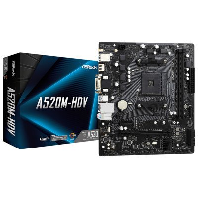 MB AM4 ASROCK A520M-HDV...