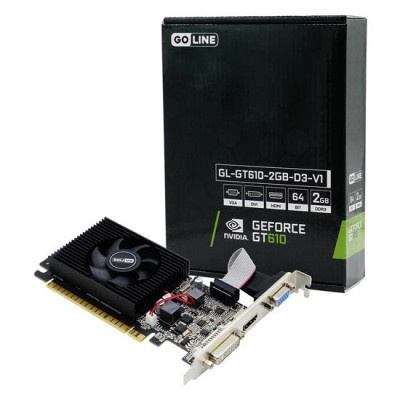 VGA 2GB GT610 GOLINE DDR3...
