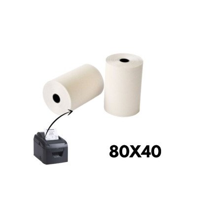 BOBINA PAPEL TERMICO 80MM X...