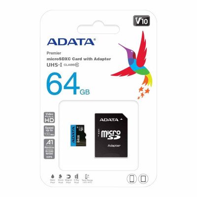 CARTAO MICRO SD  64GB ADATA...