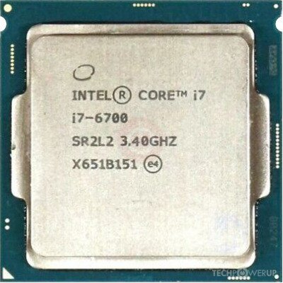 CPU CORE I7 6700 3.4G  8MB...