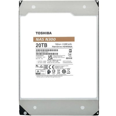 HD SATA3 20TB TOSHIBA N300...