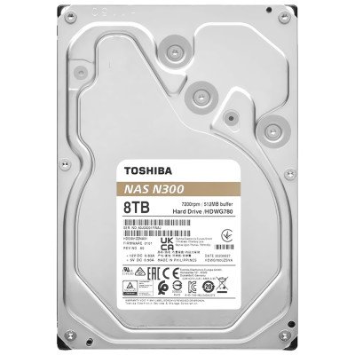 HD SATA3 8TB TOSHIBA N300...