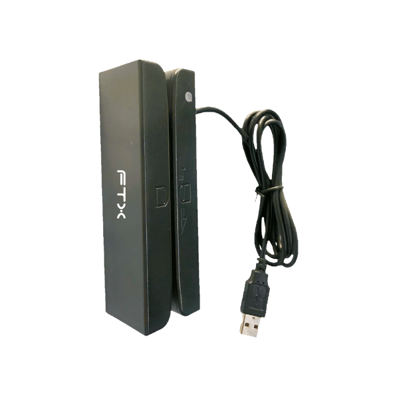 LEITOR DE CARTAO FTX MAGNETICA MCR-100 USB PRETO