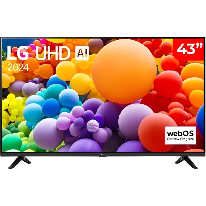 TV LED 43"" LG 43UT7300PSA ULTRA HD/4K/LED PRETO
